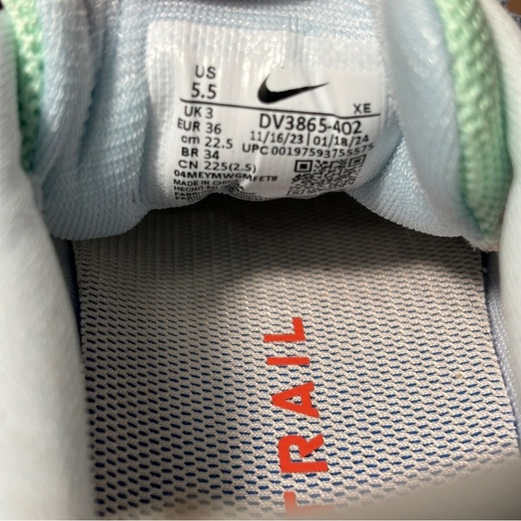 Nike React Pegasus Trail 5 Running Shoes DV3865 402 5.5 Women - Picture 6 of 7